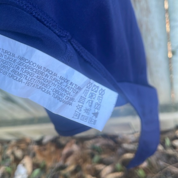 Zara Halter neck bodysuit snap-button fastening 5039/372 blue stretch M - Picture 12 of 16